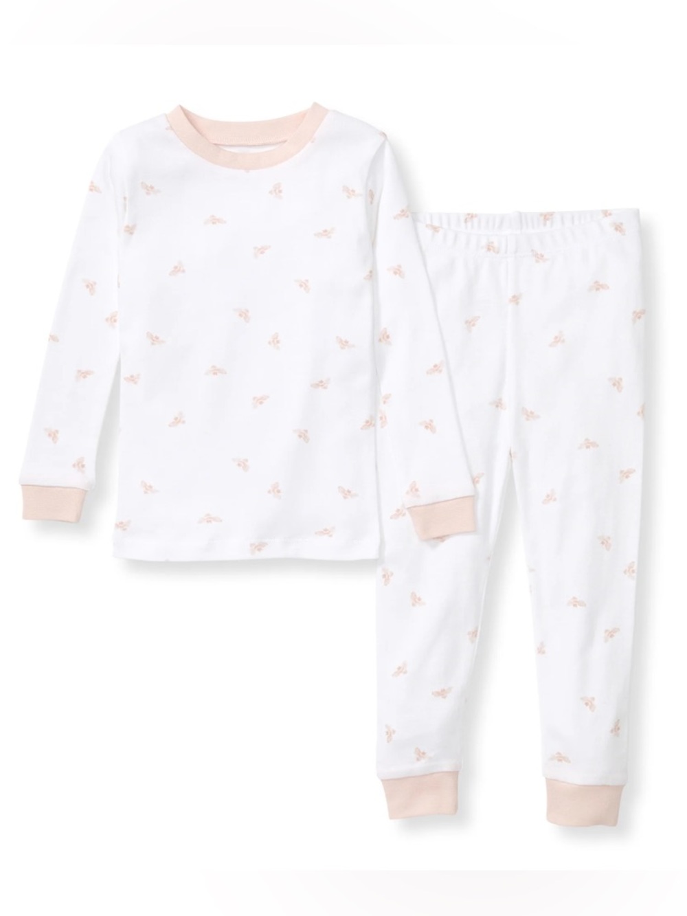 Burt’s Bees Golden Bee Organic Cotton Two-Piece PJ Pajamas Ranunculus NWT 6Y